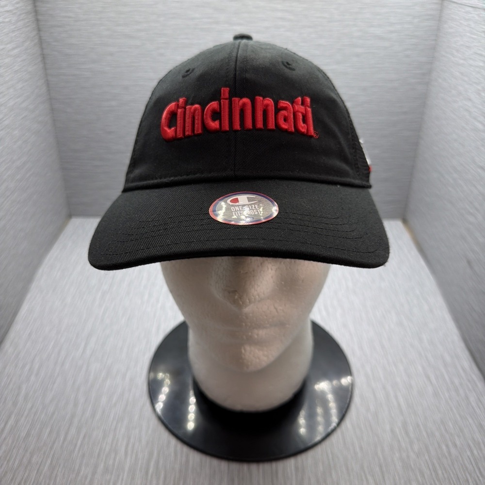 Cincinnati Bearcats‎ Champion Trucker Hat Cap Snapback Black Mesh NWT OSFA